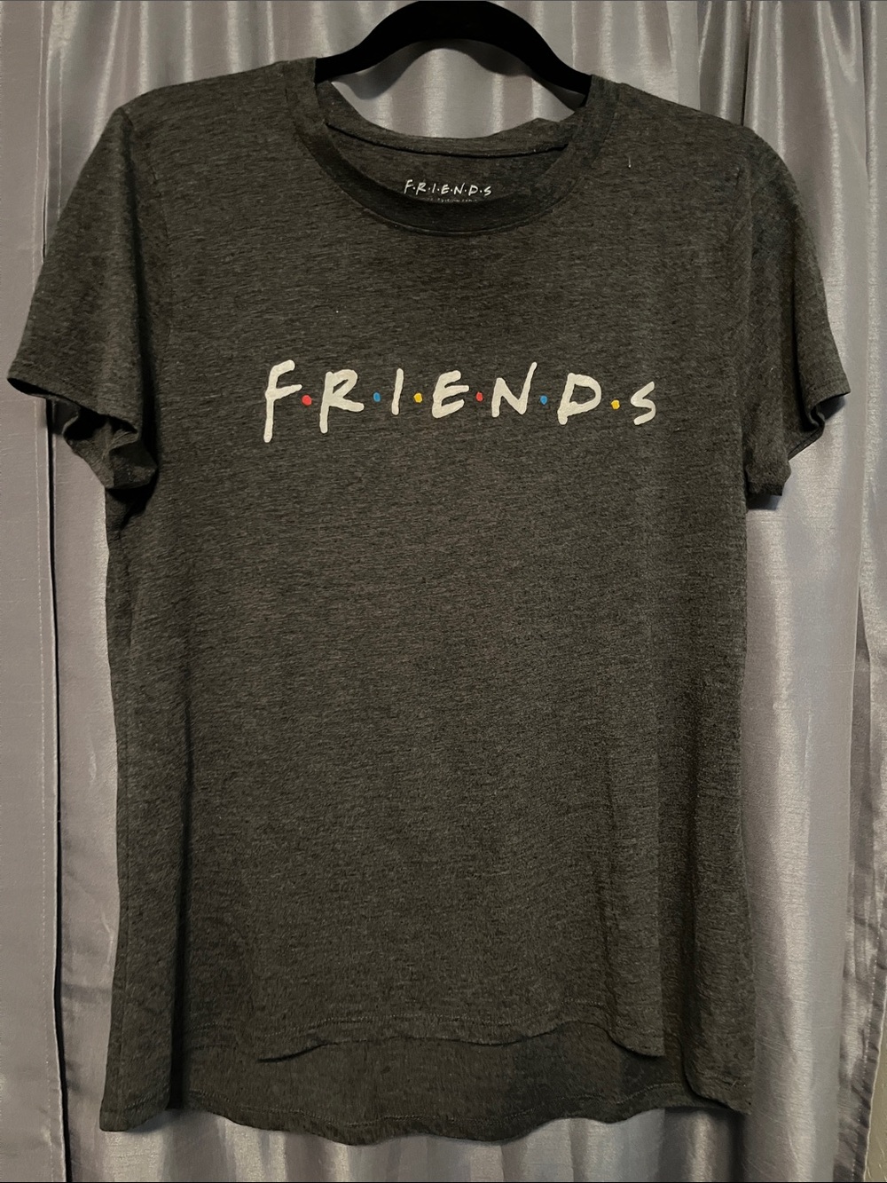FRIENDS Charcoal Gray Logo Short Sleeve Tee